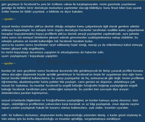 facebook-ileti