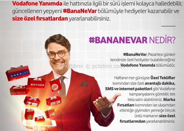 Vodafone Bedava Paketleri 2018