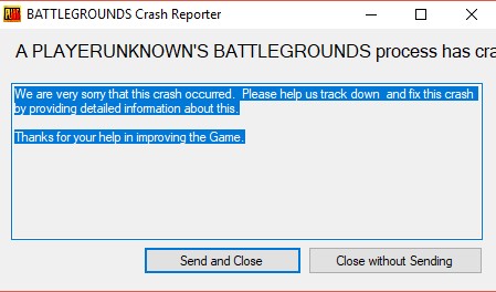 Pubg Crash Reporter Hatasi Pubg Crash Hatasi Cozuldu